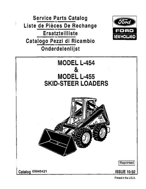 new holland l454 skid steer specs|new holland l455 parts diagram.